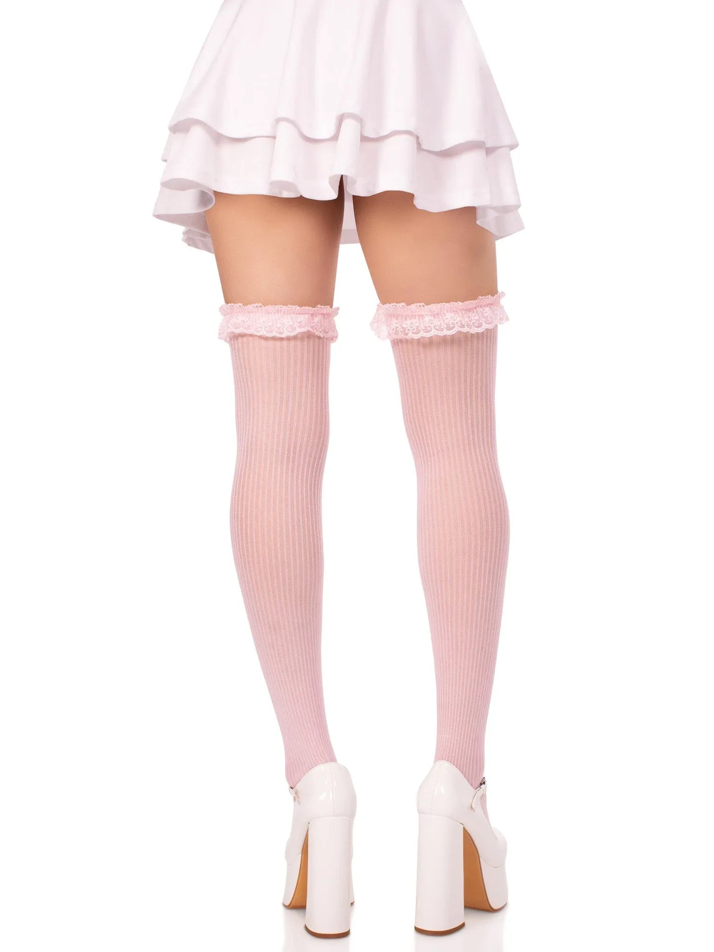 Calliope Striped Thigh Highs - Puppy's Aesthetics
