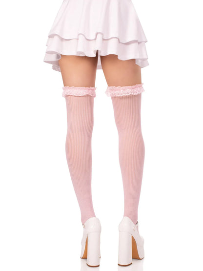 Calliope Striped Thigh Highs - Puppy's Aesthetics