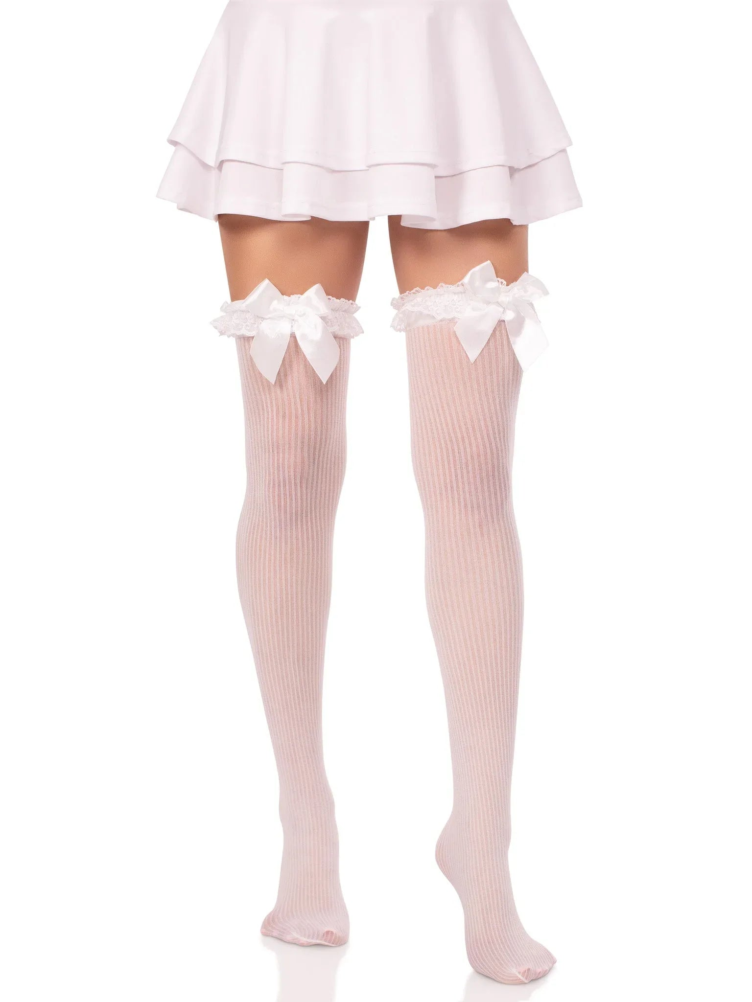 Calliope Striped Thigh Highs - Puppy's Aesthetics