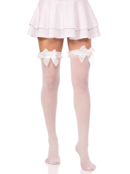 Calliope Striped Thigh Highs - Puppy's Aesthetics