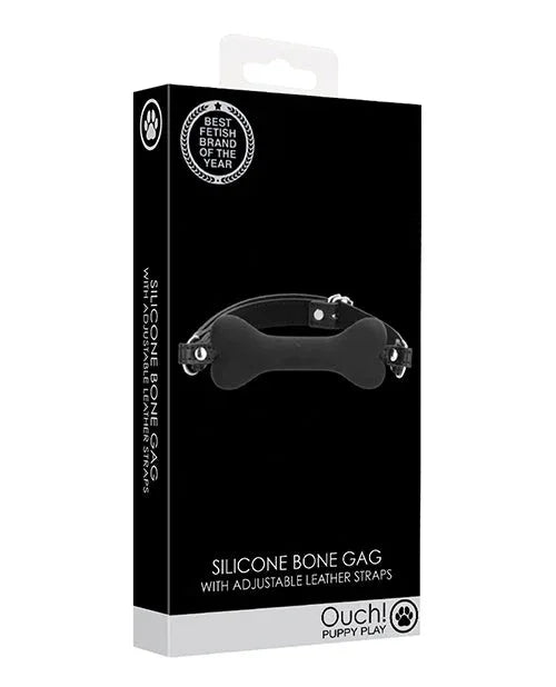 Shots Ouch Puppy Silicone Bone Gag - Puppy's Aesthetics