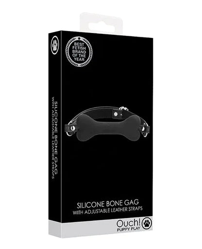 Shots Ouch Puppy Silicone Bone Gag - Puppy's Aesthetics