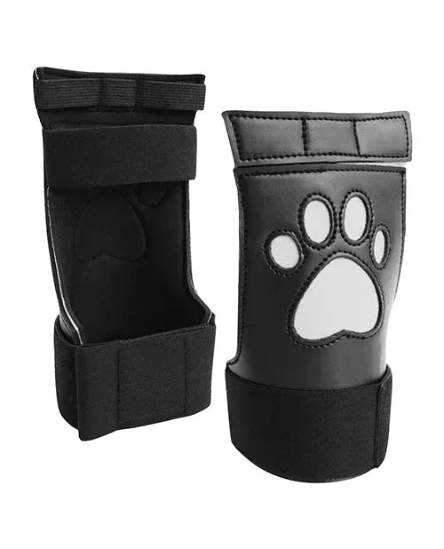Shots Ouch White Puppy Play Gloves - Puppy's Aesthetics