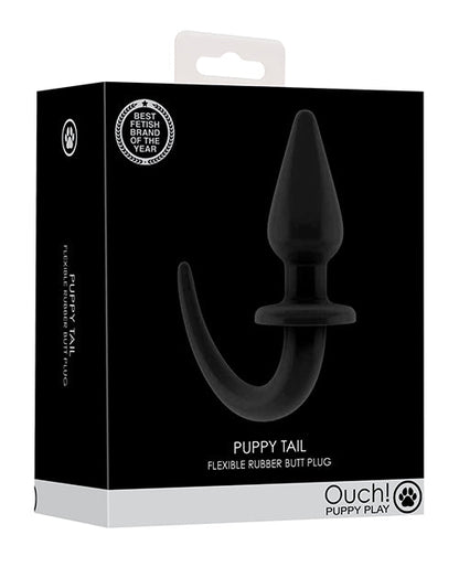Black Puppy Play Tail Butt Plug