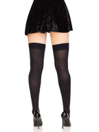 Kay Opaque Bow Thigh Highs