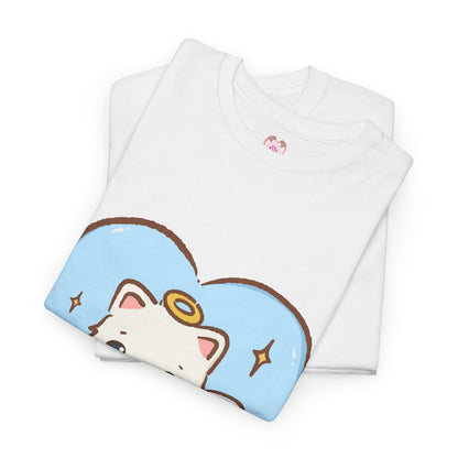 Adorable Angel Kitty Play Tee - Puppy's Aesthetics