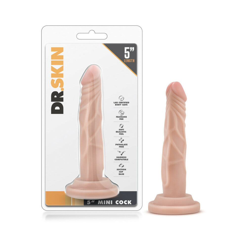 Dr. Skin Mini Cock Realistic 5 " Dildo Beige