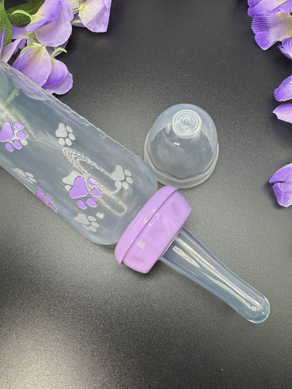 Paw Print Adult Bottle - 8 oz - Puppy's Aesthetics