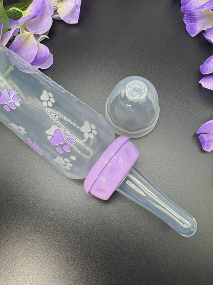 Paw Print Adult Bottle - 8 oz - Puppy's Aesthetics