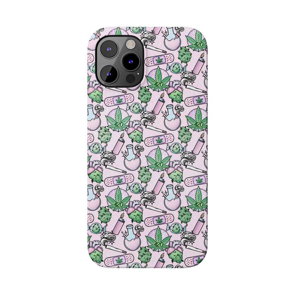Cute Cannabis iPhone Slim Case