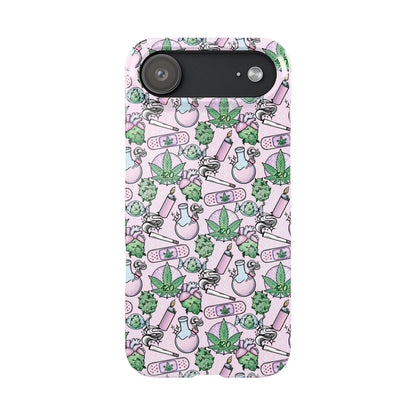 Cute Cannabis iPhone Slim Case