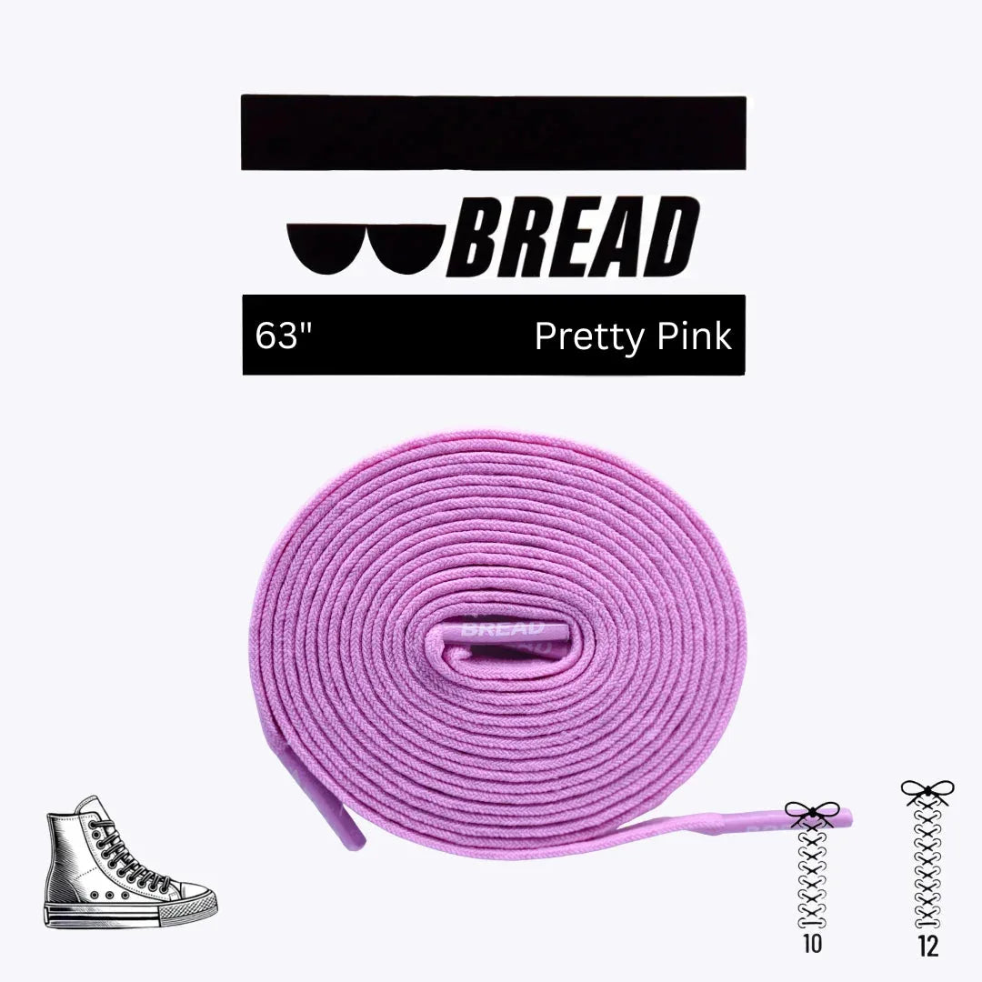Sweet Pretty Pink Elastic Shoelaces - Puppy's Aesthetics