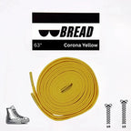Bright Corona Yellow Elastic Shoelaces - Puppy's Aesthetics