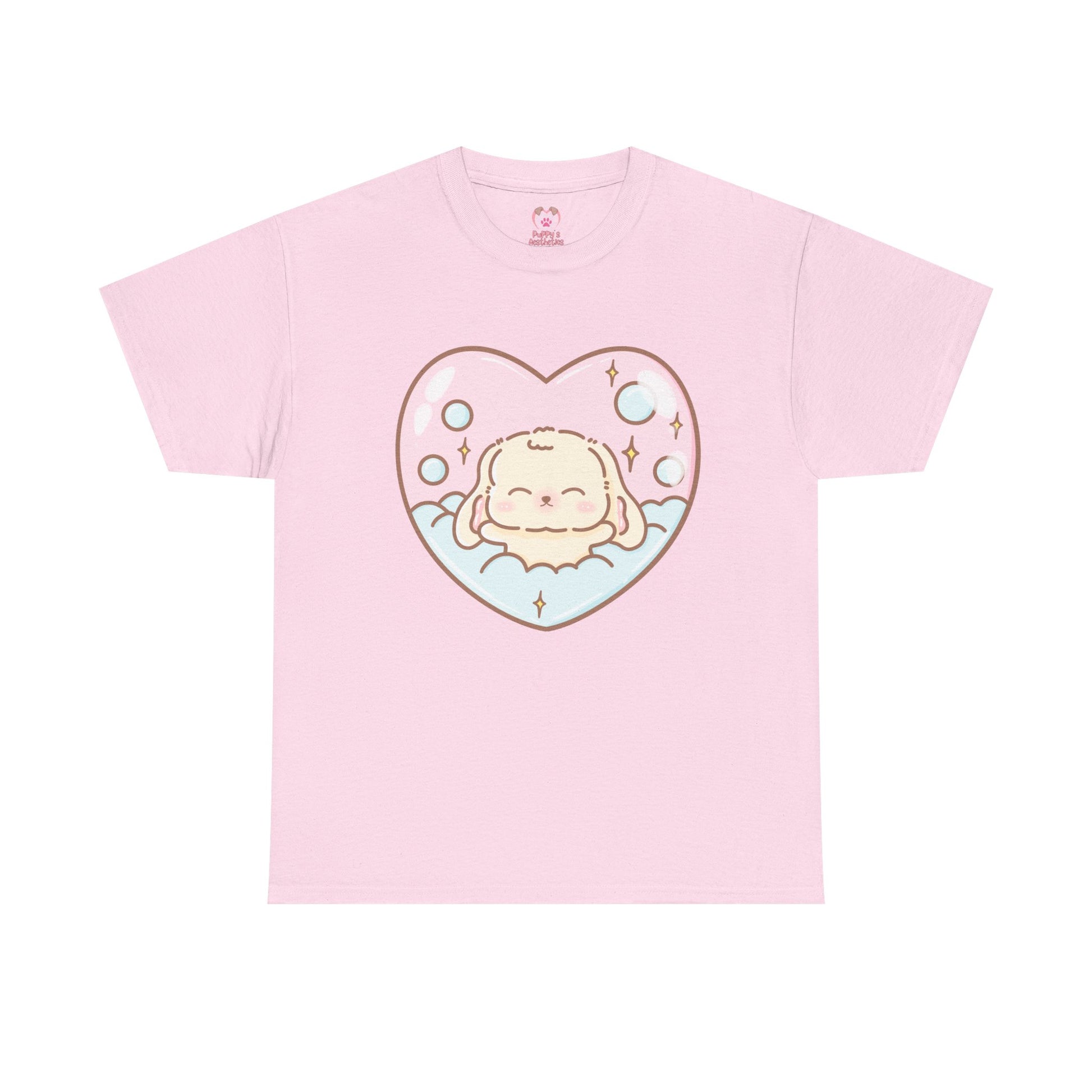 Sweet Bubblebath Bun Play Tee - Puppy's Aesthetics