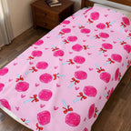 Pink Lollipop Velveteen Plush Blanket