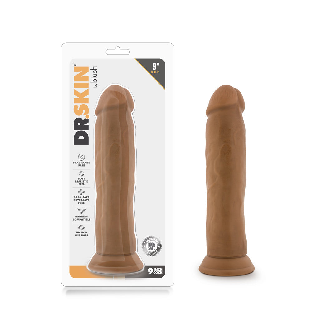Dr. Skin Realistic 9 " Dildo Tan