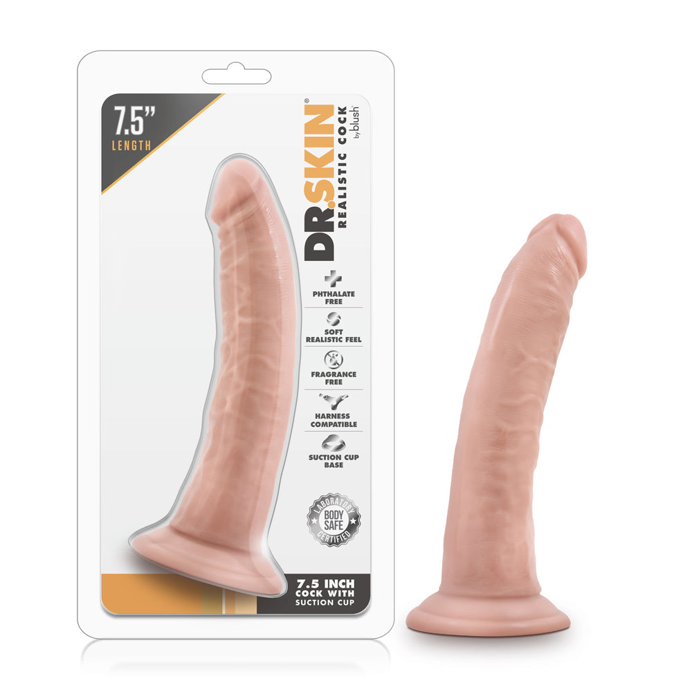 Dr. Skin Realistic 7.5 " Dildo Beige