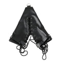 Locked Cutie Hand Cuffs – Black Leather Restraint - Puppy's Aesthetics