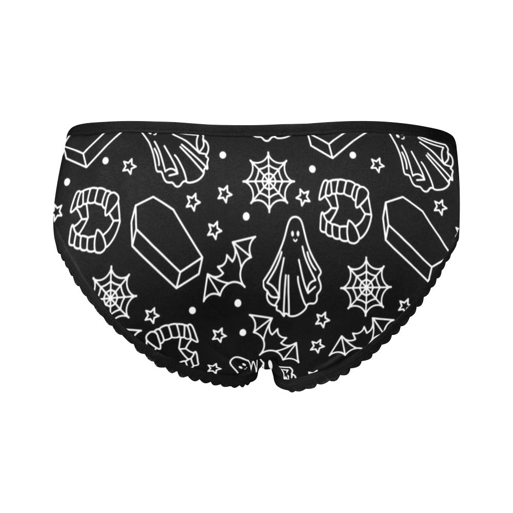 Goth Panties Briefs Panties