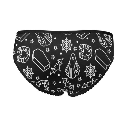 Goth Panties Briefs Panties