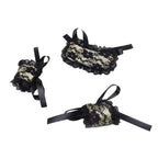 Lace Dreams Blindfold & Cuffs Set - Puppy's Aesthetics
