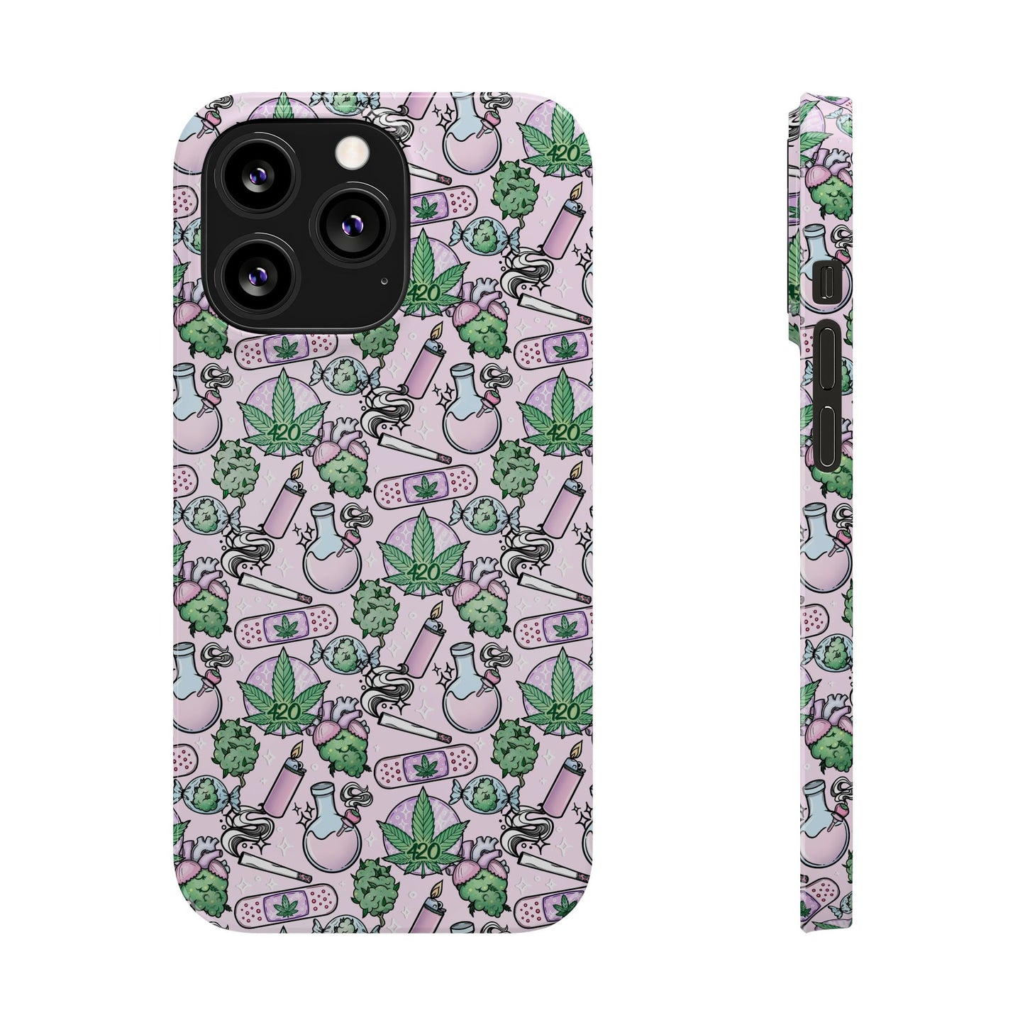 Cute Cannabis iPhone Slim Case