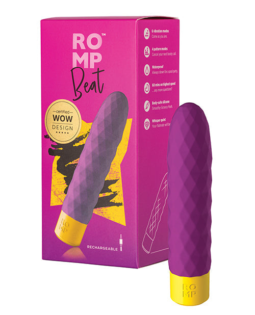 ROMP Beat Purple Bullet Vibrator - Puppy's Aesthetics