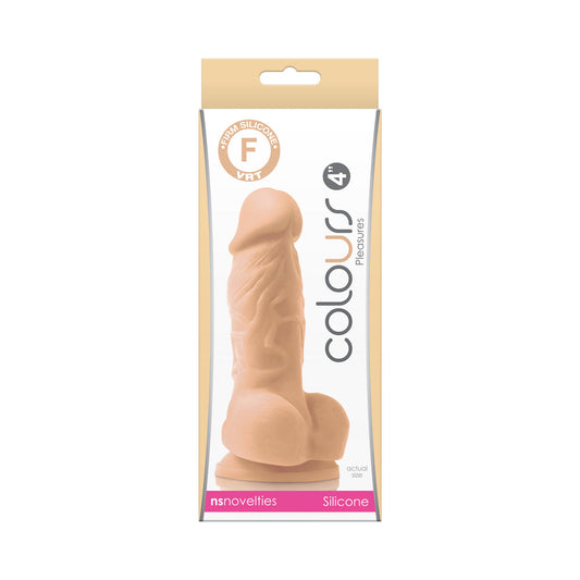 Colours Pleasures 4 " Dildo Beige