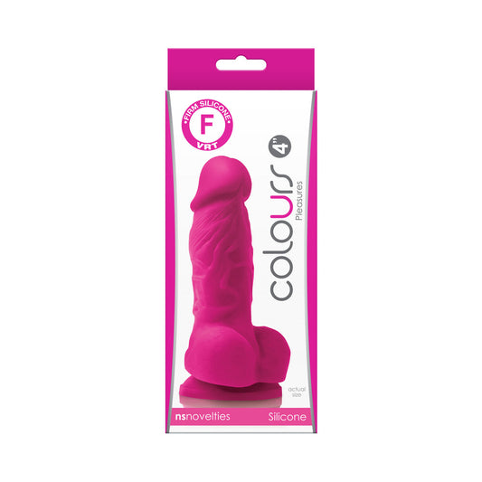 Colours Pleasures 4 " Dildo Pink