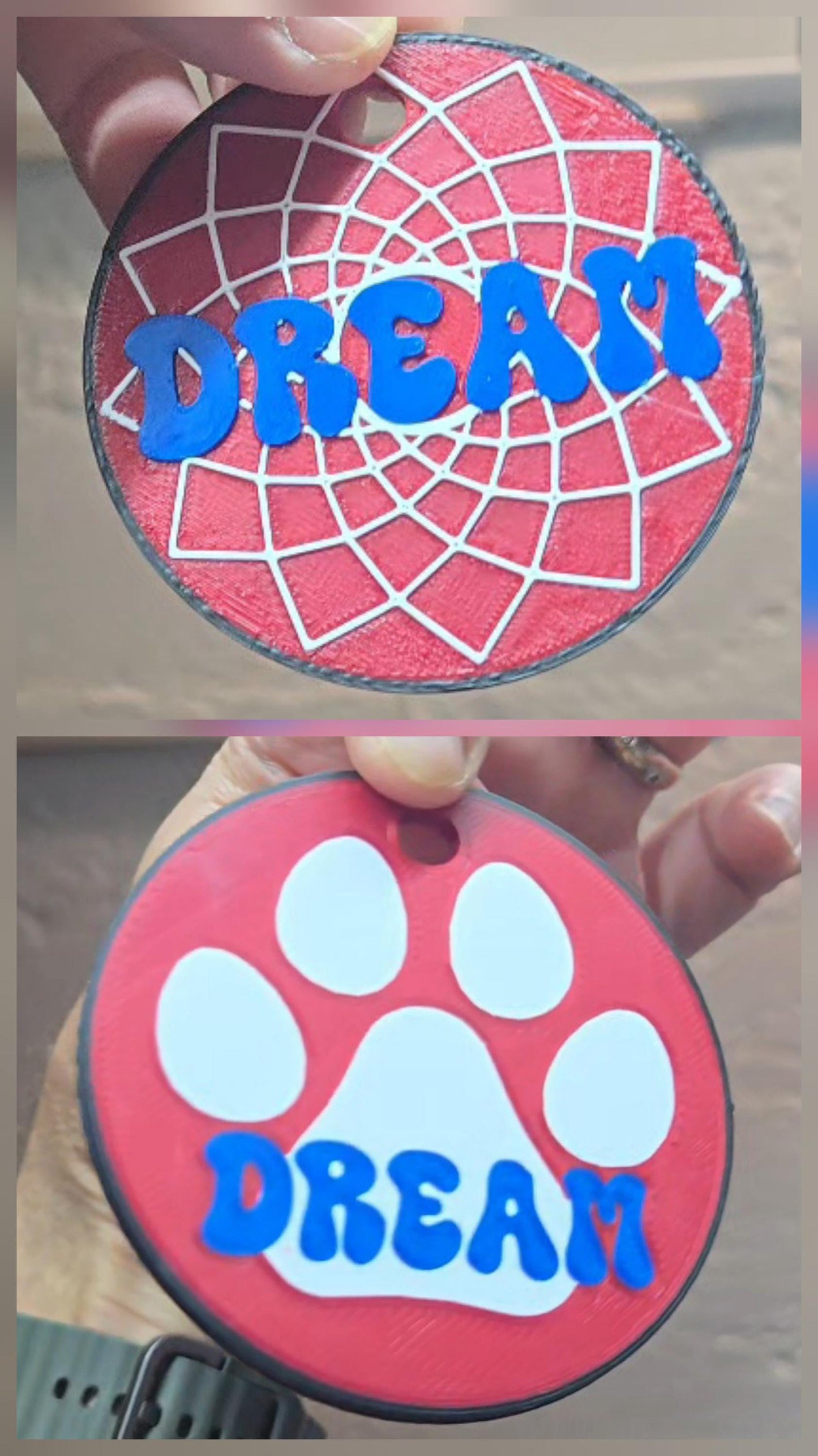 🐾 High Tech: 3D Printed Puppy Paw Name Badges (Includes NFC Chip)
