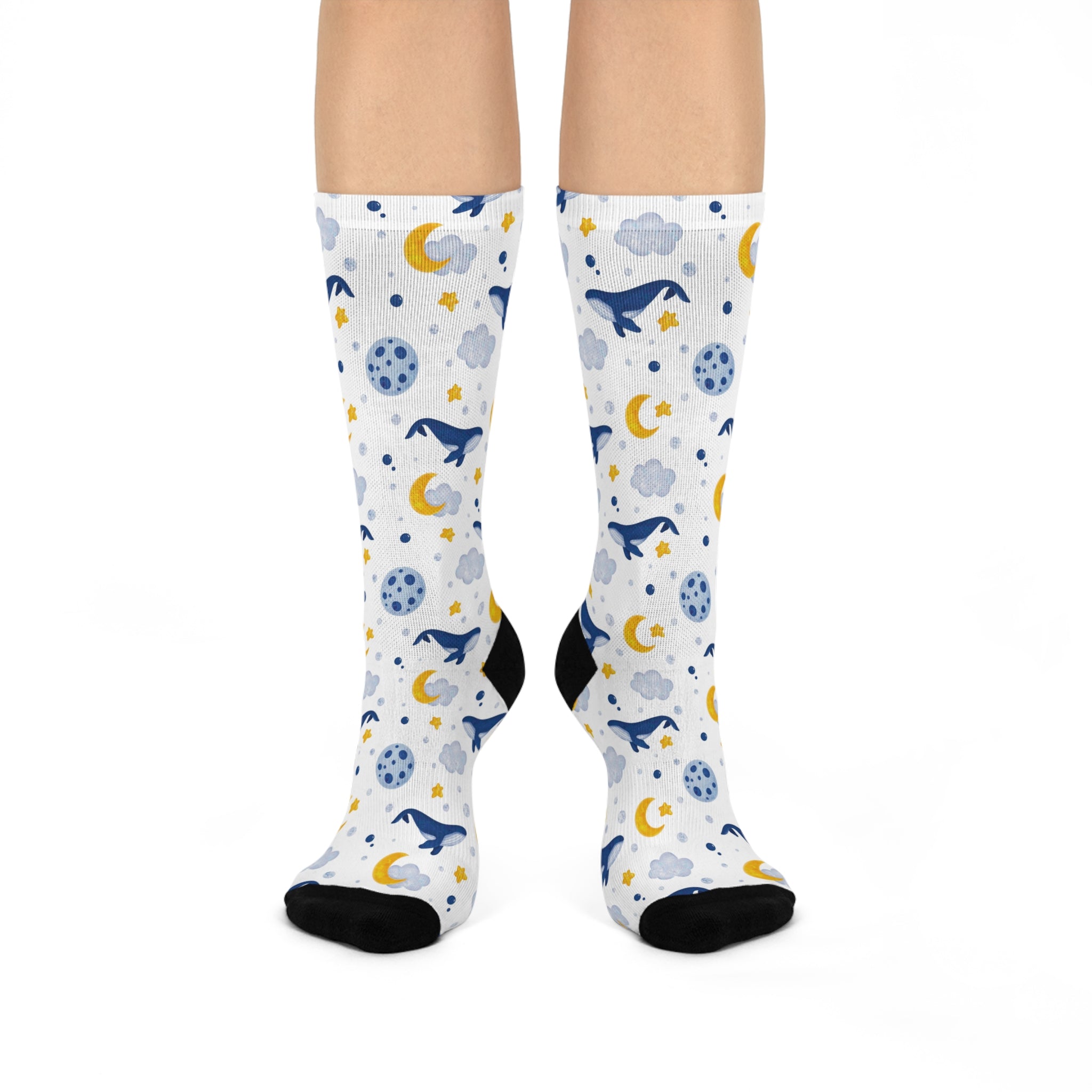 Sleepy Whale Dreams Crew Socks