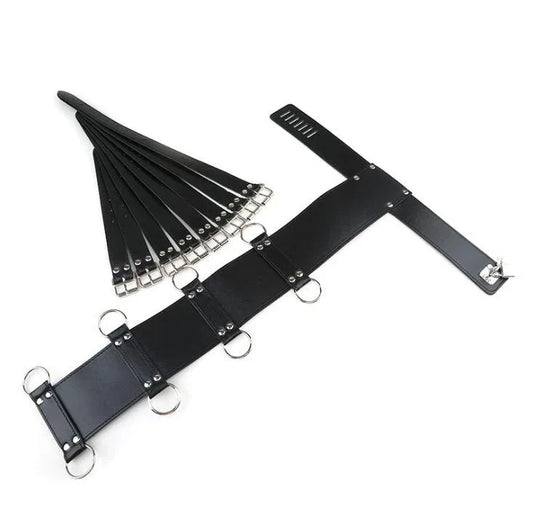 Playtime Restraints Harness | Adjustable BDSM Kink Set - Puppy's Aesthetics