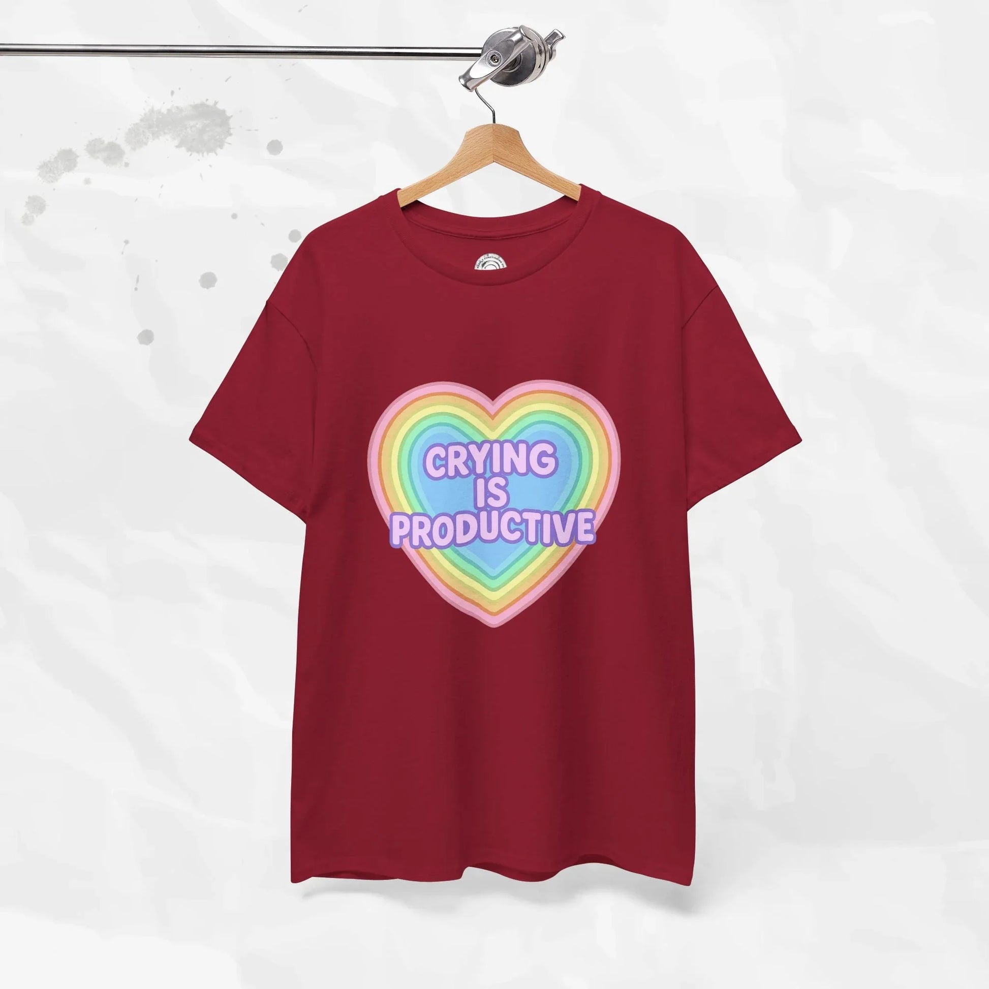 Crying Is Productive T-Shirt (Colors) - Puppy's Aesthetics