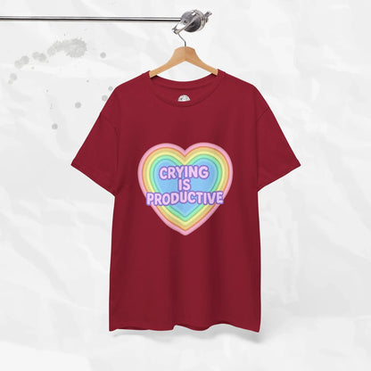 Crying Is Productive T-Shirt (Colors) - Puppy's Aesthetics