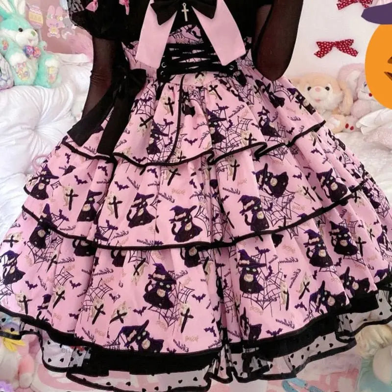 Pretty Pastel Goth Lolita Dress (Colors)