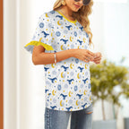 Sleepy Whale Ruffle Play Tee