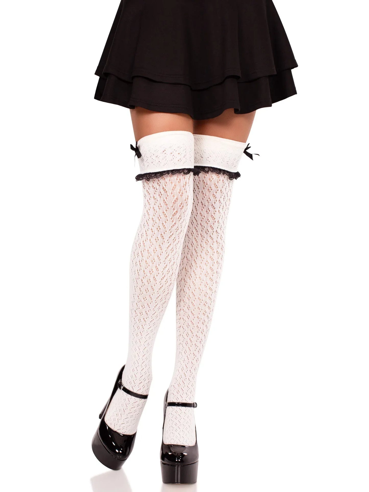 Sofia Crocheted Knee Socks - Puppy's Aesthetics
