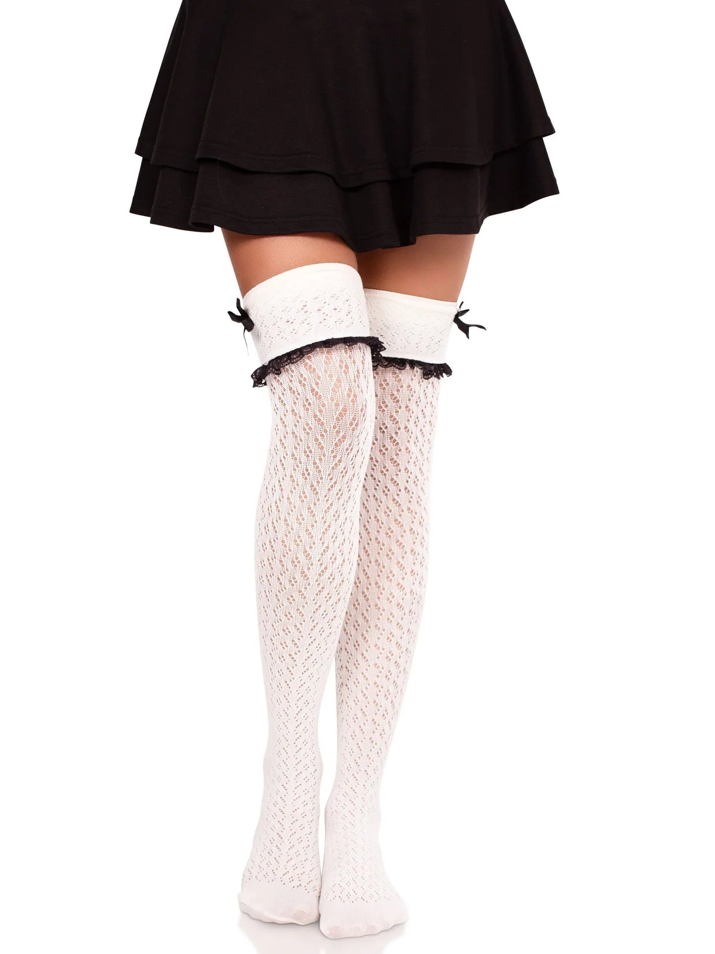 Sofia Crocheted Knee Socks - Puppy's Aesthetics
