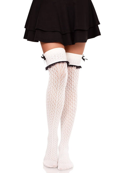 Sofia Crocheted Knee Socks - Puppy's Aesthetics
