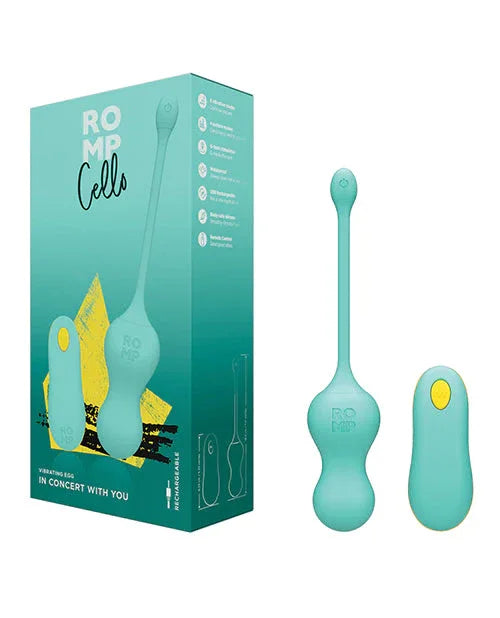 ROMP Cello Blue GSpot Vibrating Egg - Puppy's Aesthetics