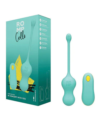 ROMP Cello Blue GSpot Vibrating Egg - Puppy's Aesthetics