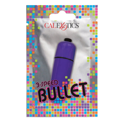 Foil Pack 3-Speed Bullet Massager - Purple