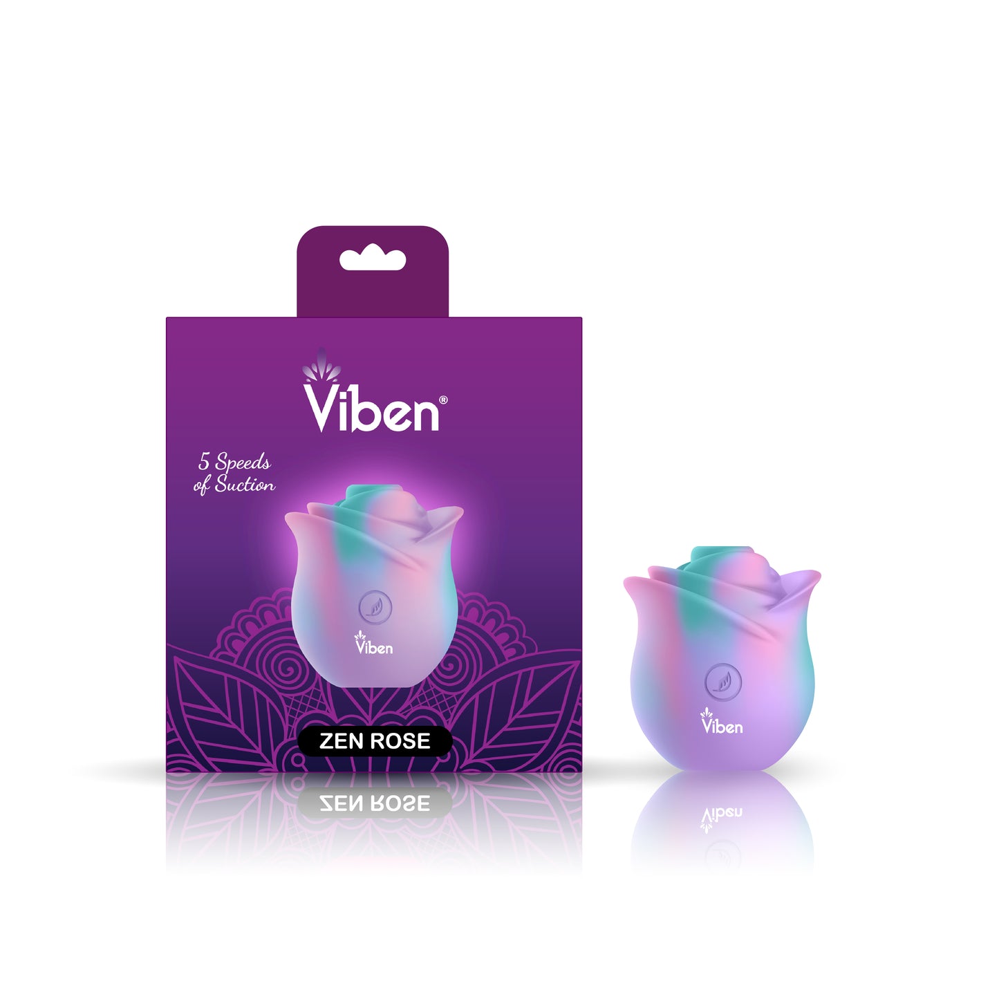 USA Only - Zen Rose Suction Massager | Unicorn