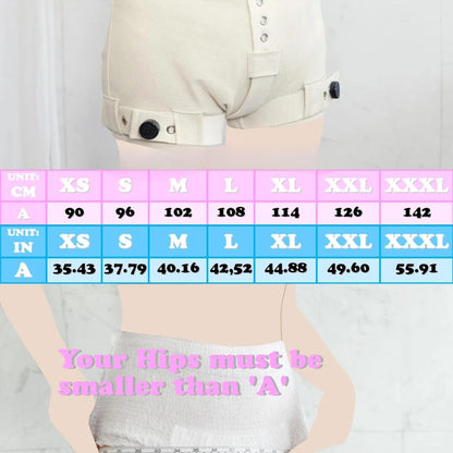 Heavy Duty Pink Diaper Cover Pants with Locks