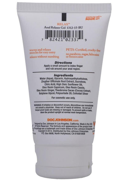 Relax - Anal Relaxer for Everyone - 2 Oz. - Boxed