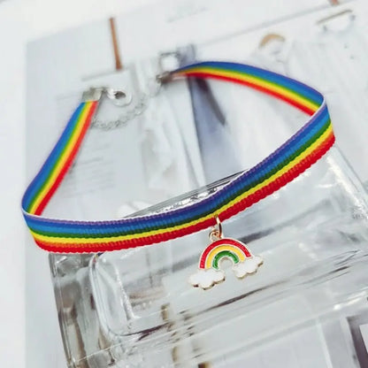 Rainbow LGBT Choker Necklace Rainbow necklace