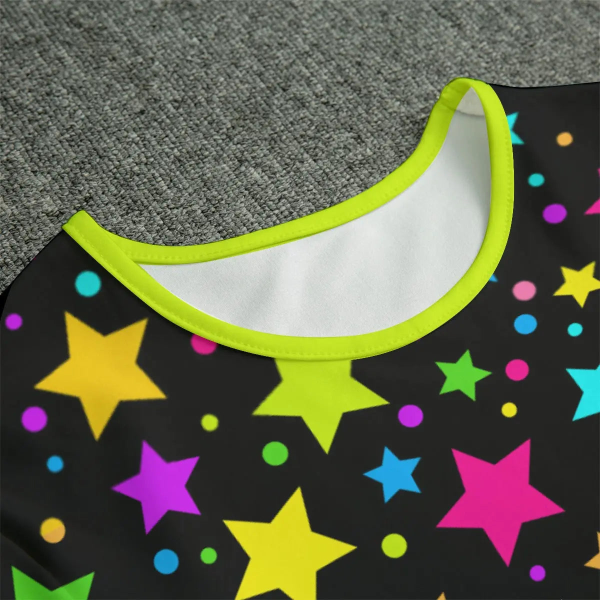 Neon Stars Adult Unisex Onesie - Image #4