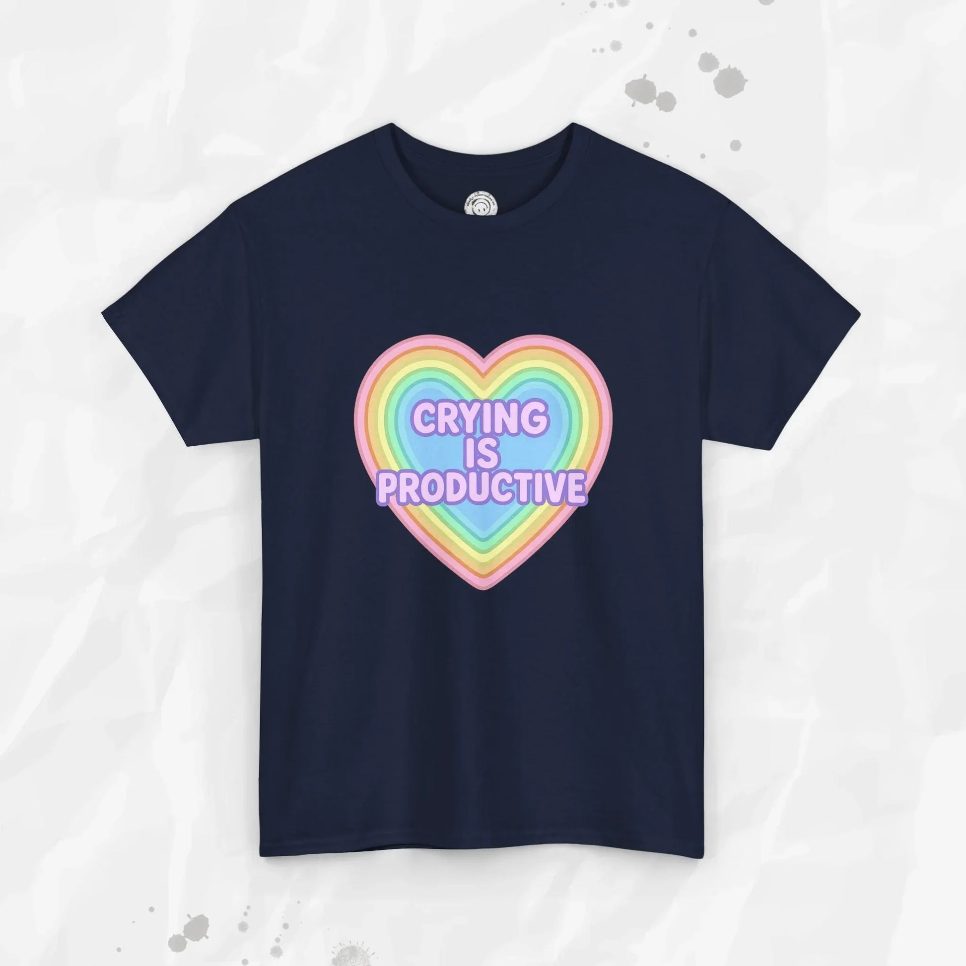 Crying Is Productive T-Shirt (Colors) - Puppy's Aesthetics