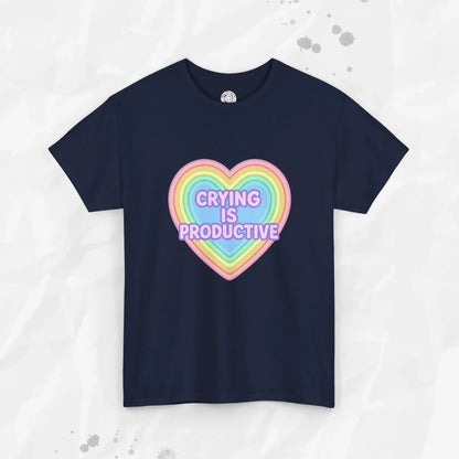 Crying Is Productive T-Shirt (Colors) - Puppy's Aesthetics