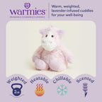 Warmies® Pink Unicorn Plushie – Weighted Lavender